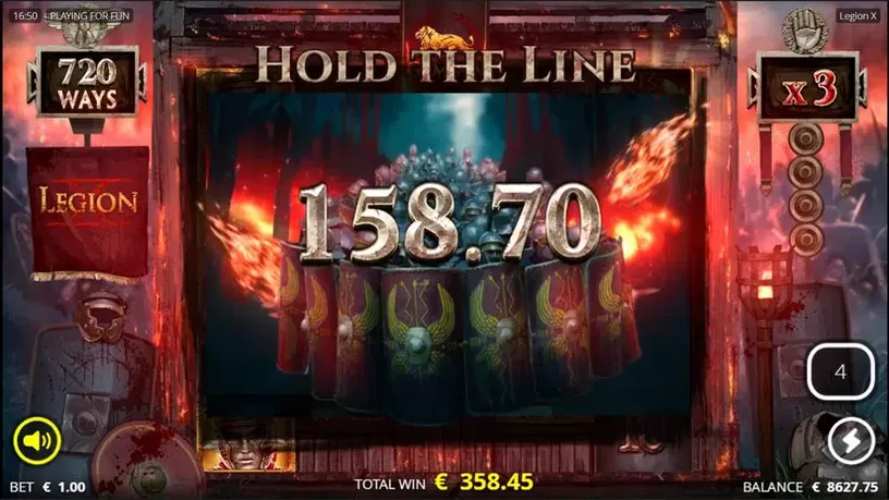 Legion X slot screenshot 9