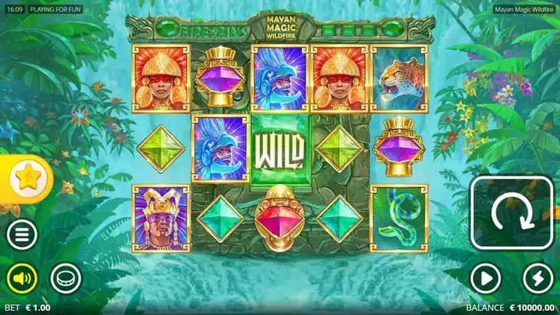 Mayan Magic Wildfire slot screenshot 1