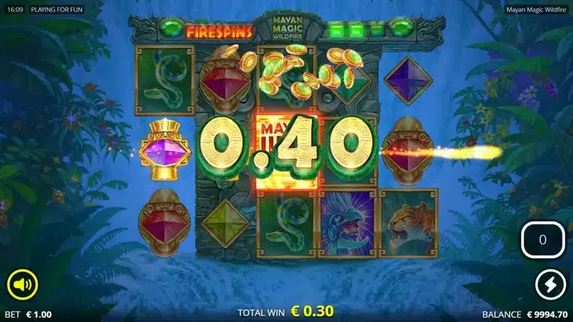 Mayan Magic Wildfire slot screenshot 4