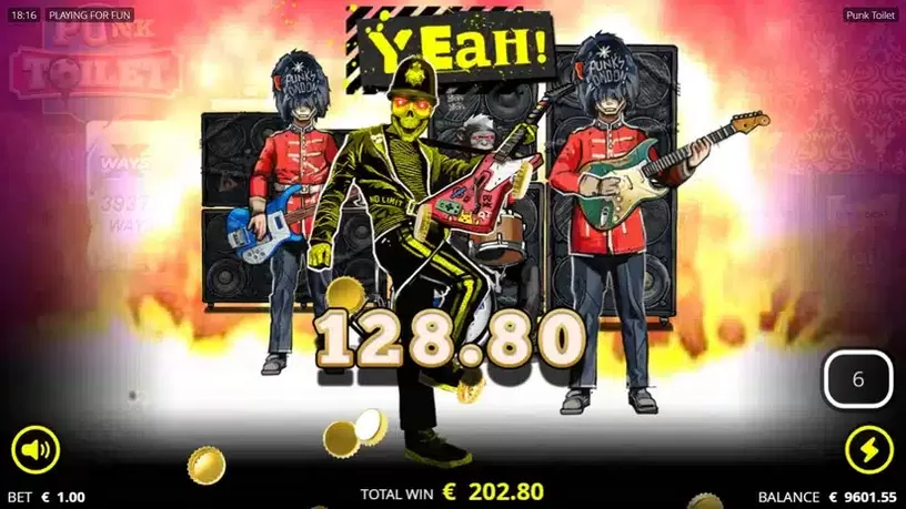 Punk Toilet slot screenshot 7