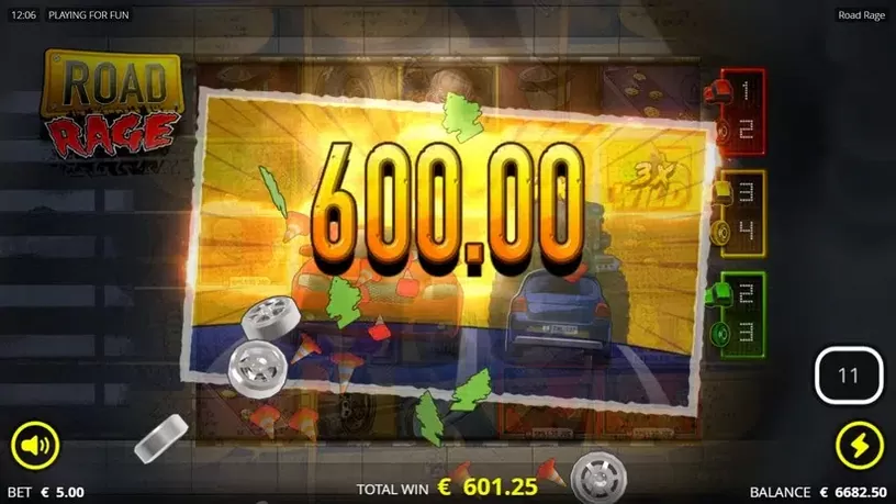 Road Rage slot screenshot 8