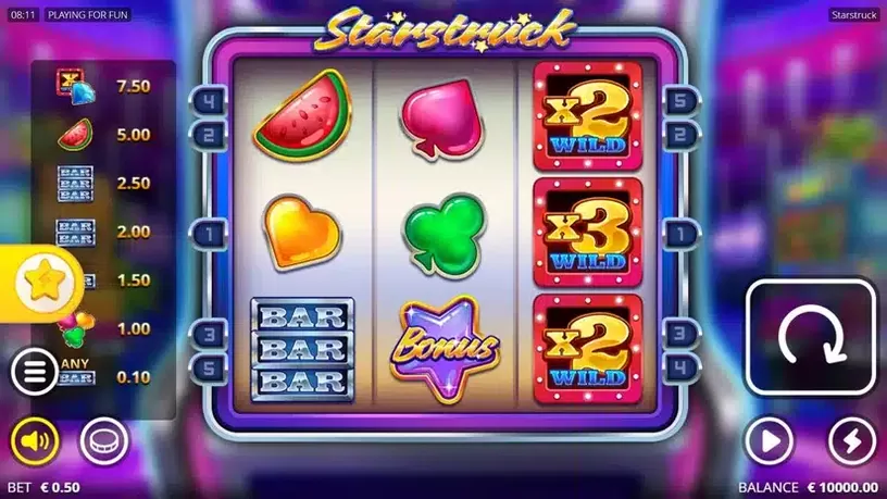 Starstruck slot screenshot 1