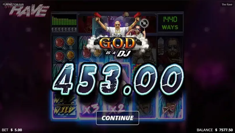 The Rave slot screenshot 7