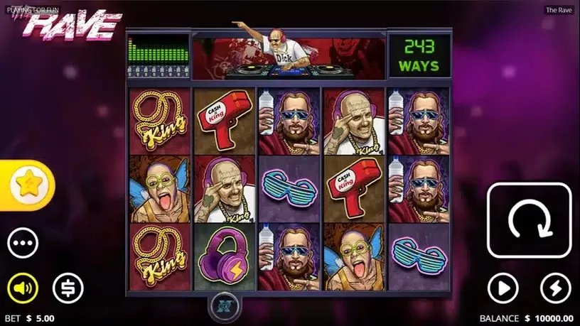 The Rave slot screenshot 1