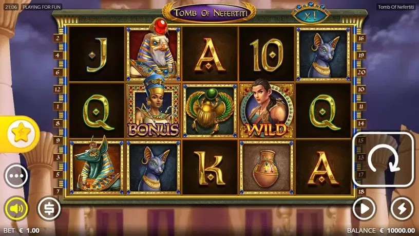 Tomb Of Nefertiti slot screenshot 1