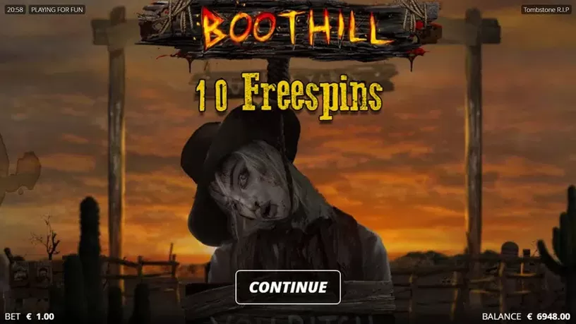 Tombstone RIP slot screenshot 5
