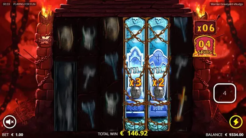Warrior Graveyard slot screenshot 6