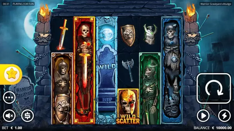 Warrior Graveyard slot screenshot 1