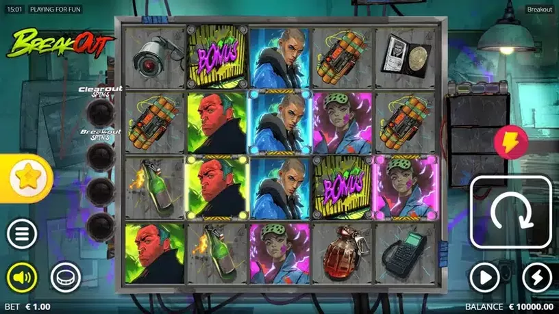 Breakout slot screenshot 1