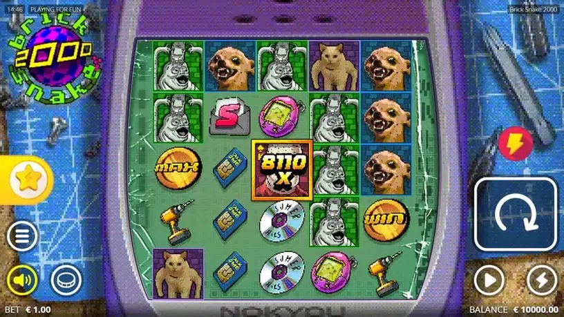 Brick Snake 2000 slot screenshot 1