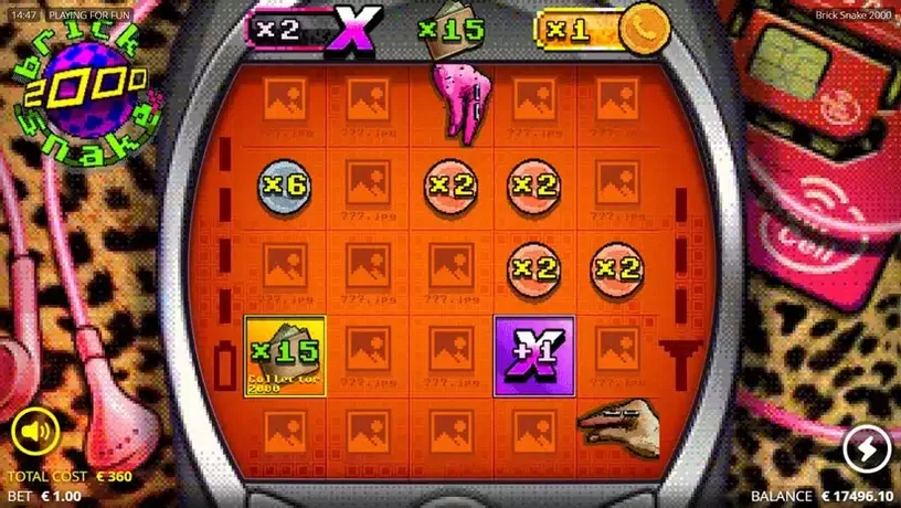Brick Snake 2000 slot screenshot 5