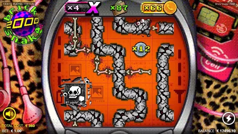 Brick Snake 2000 slot screenshot 6