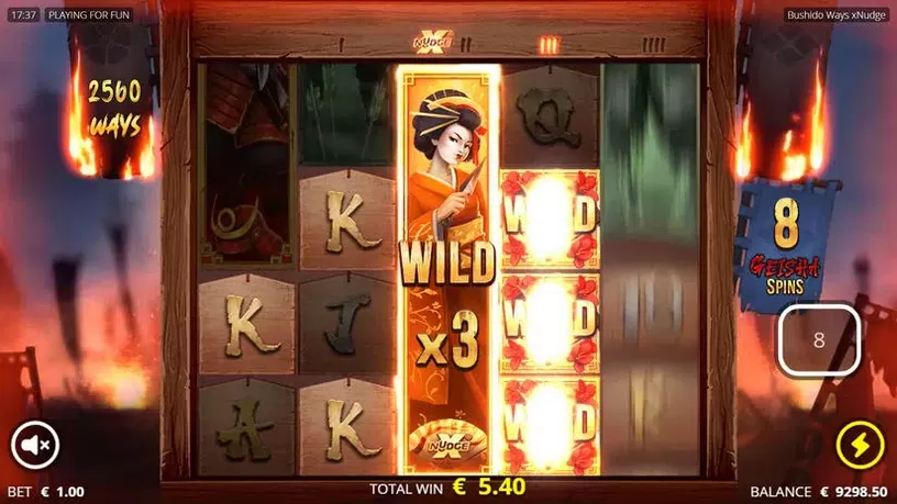 Bushido Ways slot screenshot 4