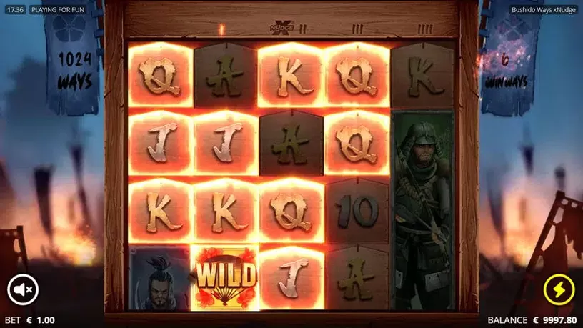 Bushido Ways slot screenshot 1