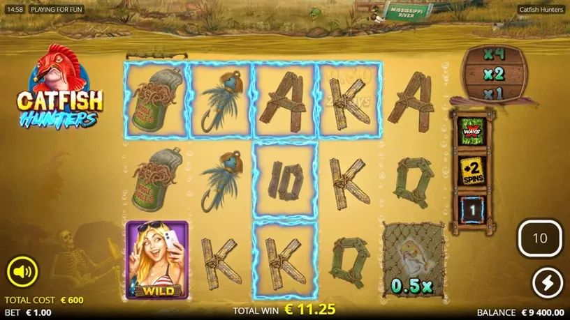 Catfish Hunters slot screenshot 4