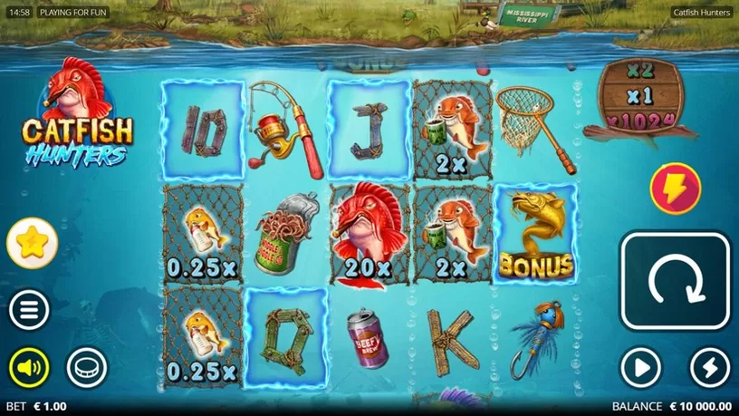 Catfish Hunters slot screenshot 1