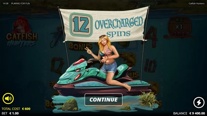 Catfish Hunters slot screenshot 3