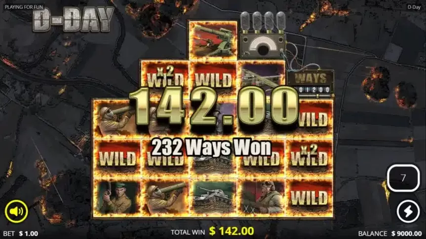 D-Day slot screenshot 5