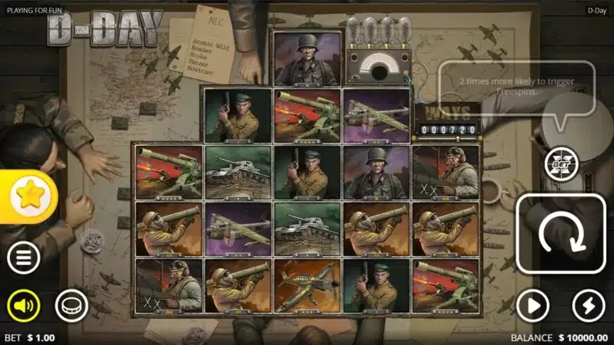 D-Day slot screenshot 1