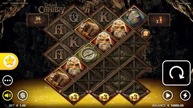 Dead Canary slot screenshot 1