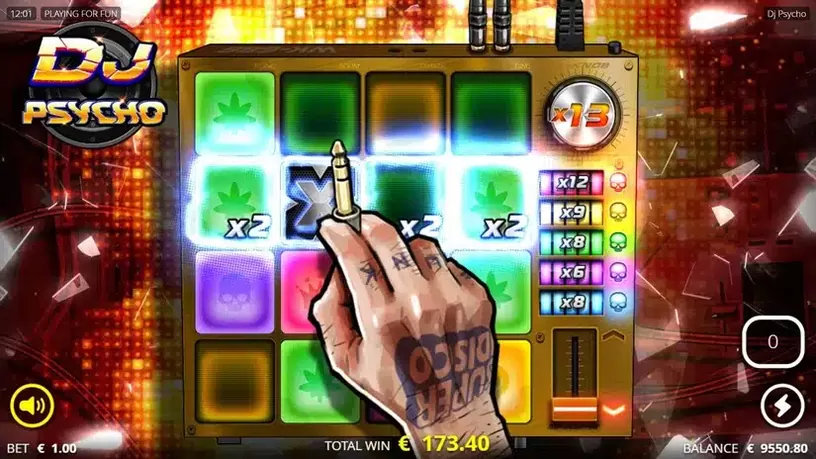 DJ Psycho slot screenshot 8