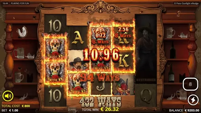 El Paso Gunfight xNudge slot screenshot 4