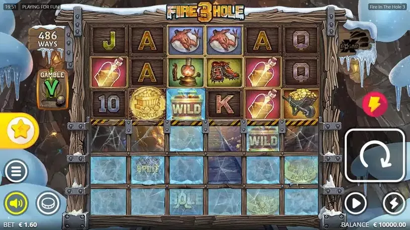 Fire in the Hole 3 slot screenshot 1