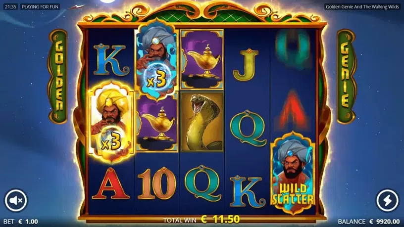 Golden Genie slot screenshot 4