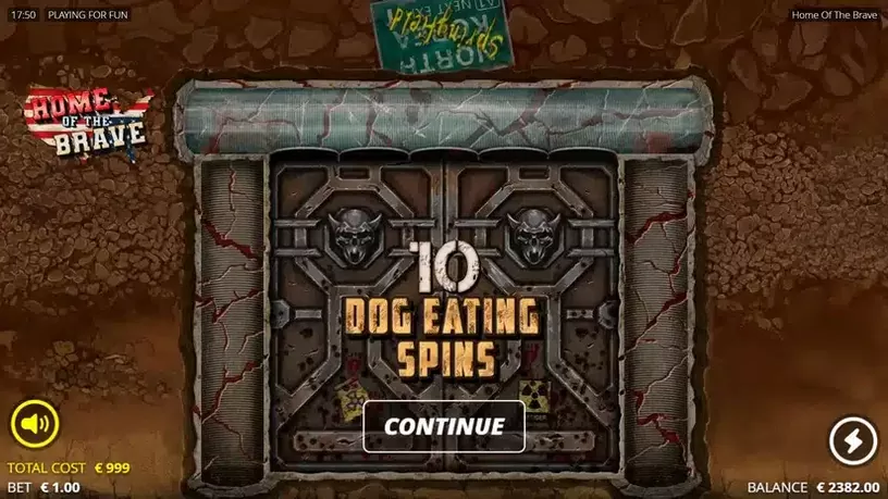 Home of the Brave slot screenshot 3
