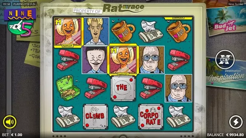 Nine To Five slot screenshot 2