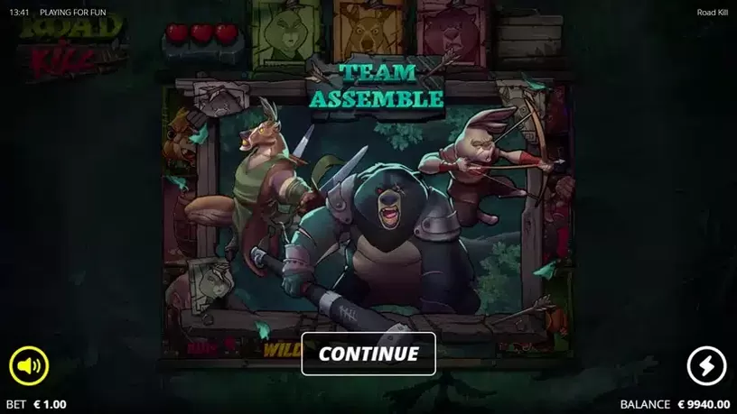 Roadkill slot screenshot 2