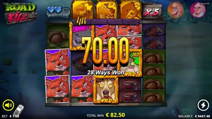 Roadkill slot screenshot 7
