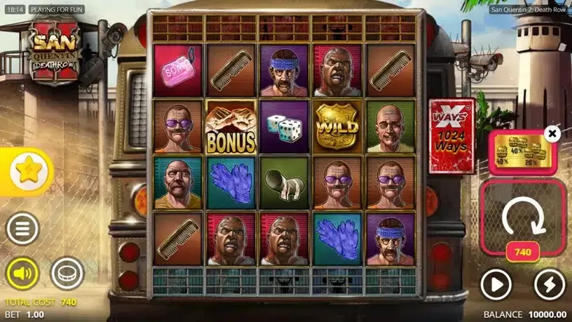 San Quentin 2: Death Row slot screenshot 1