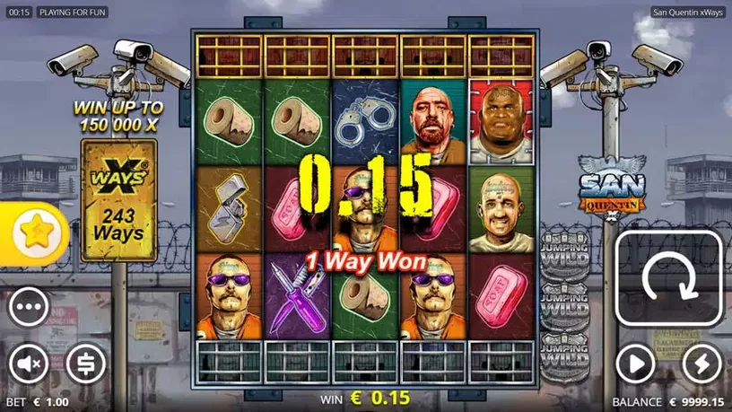 San Quentin xWays slot screenshot 1