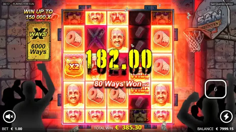 San Quentin xWays slot screenshot 5