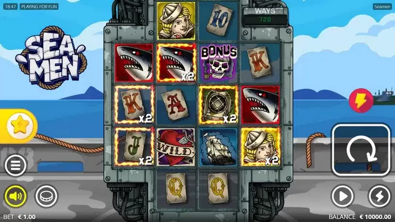 Seamen slot screenshot 1