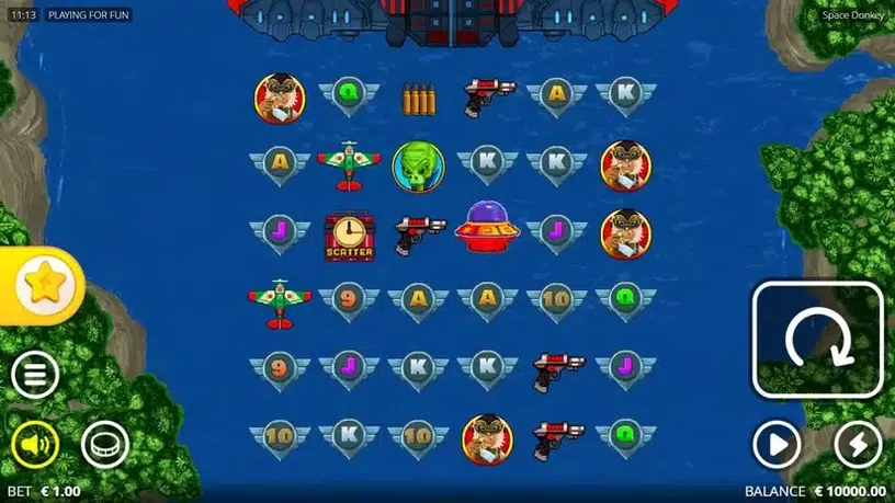 Space Donkey slot screenshot 1