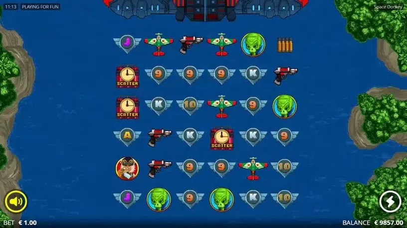 Space Donkey slot screenshot 2