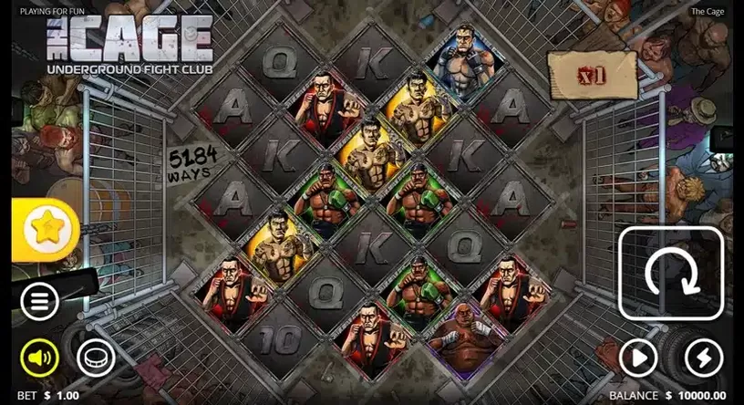 The Cage slot screenshot 1