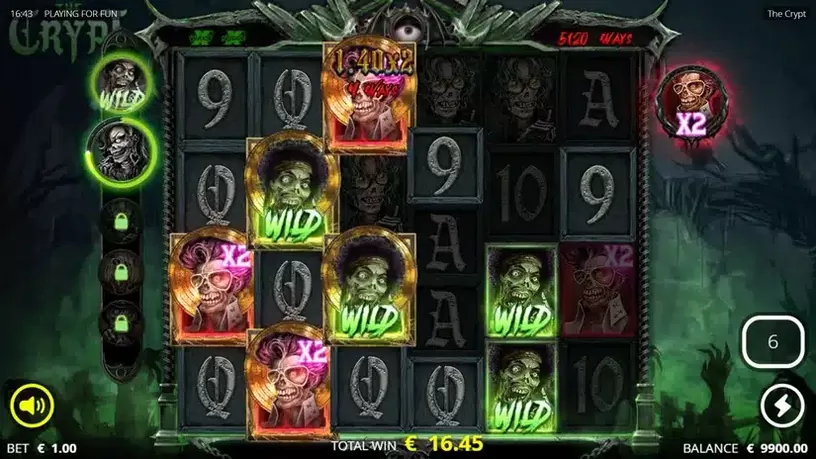 The Crypt slot screenshot 6