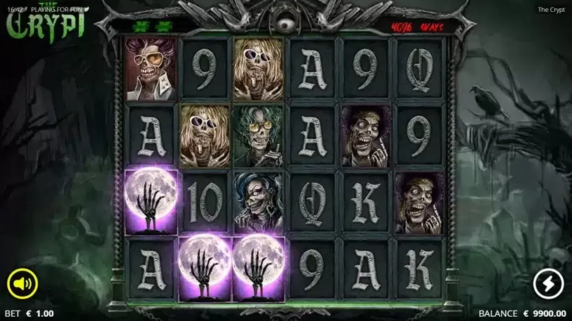 The Crypt slot screenshot 2