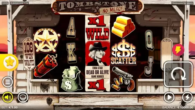 Tombstone: No Mercy slot screenshot 1