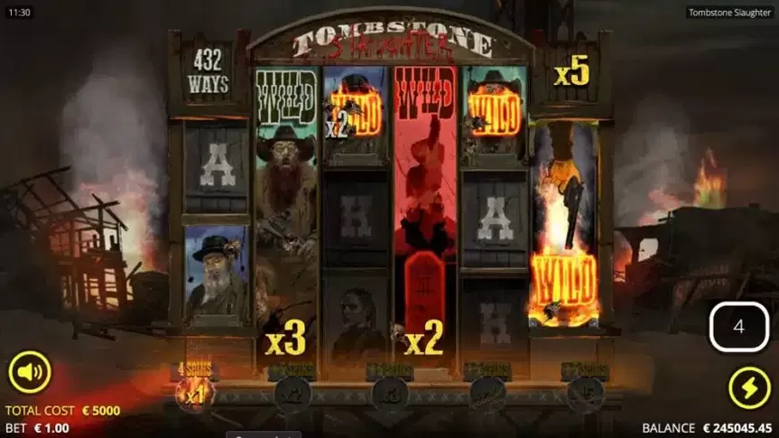 Tombstone Slaughter: El Gordo’s Revenge slot screenshot 9