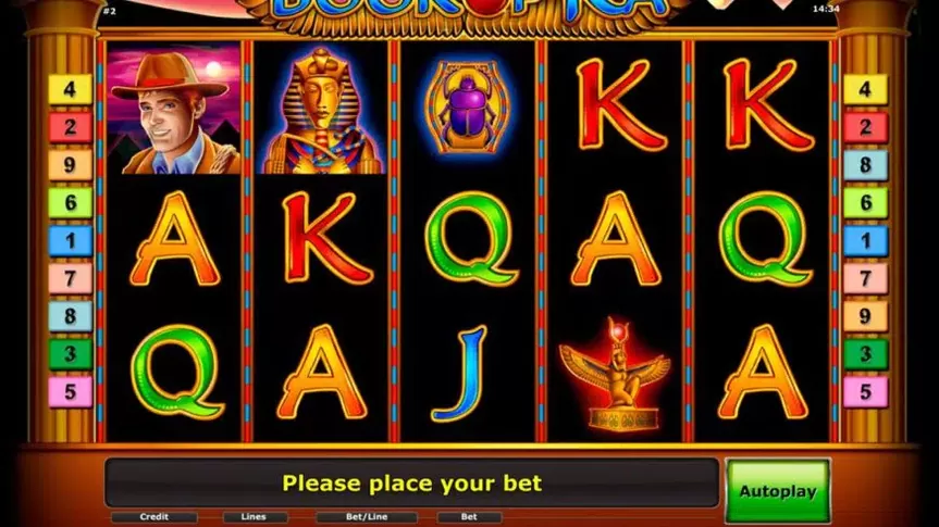 Book of Ra slot screenshot 1