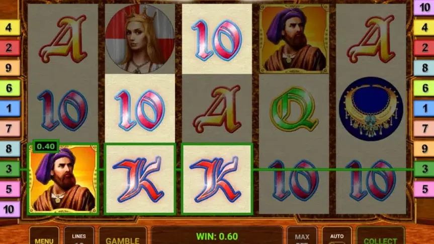 Columbus Deluxe slot screenshot 2