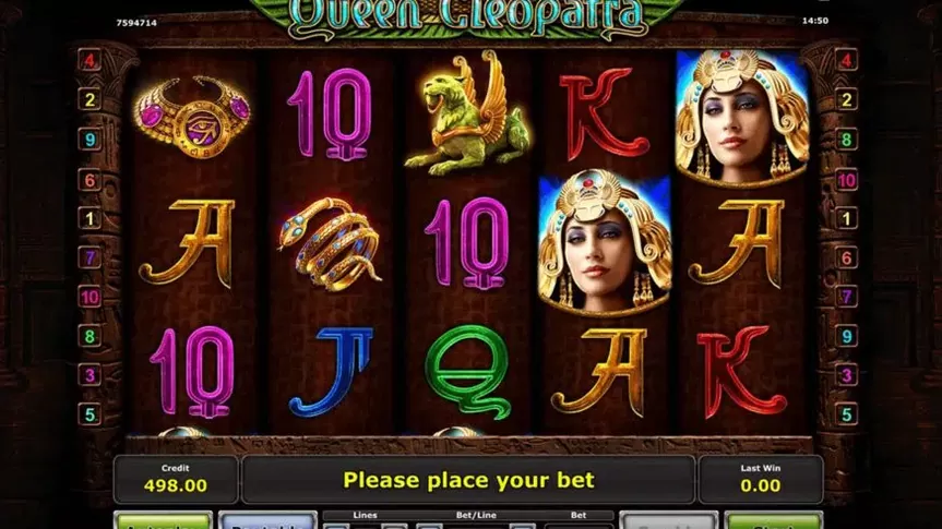 Queen Cleopatra slot screenshot 2