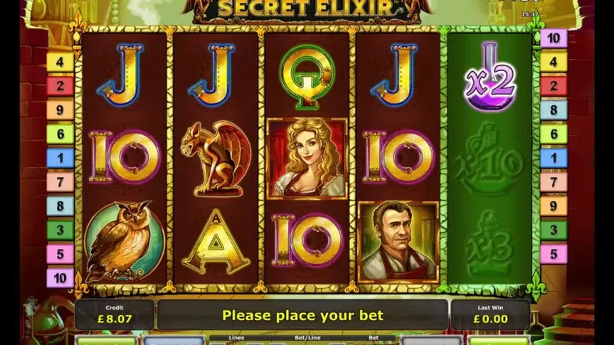 Secret Elixir slot screenshot 1