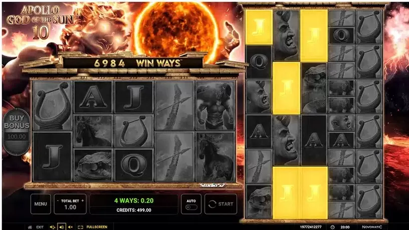 Apollo God of the Sun 10 slot screenshot 2