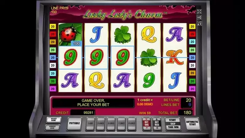 Lucky Lady’s Charm slot screenshot 2