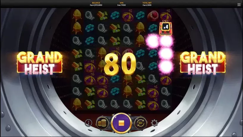Grand Heist slot screenshot 3